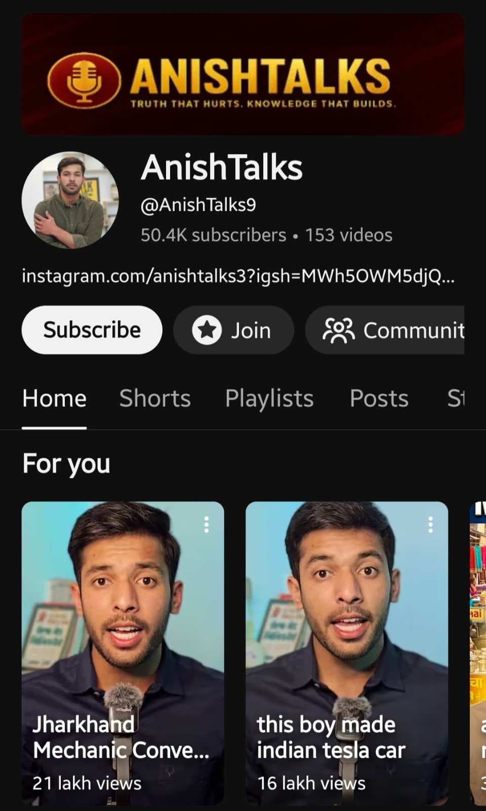 Anish Talks